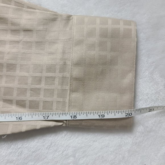 Paul Frederick Two Ply Cotton Gold Button Down Shirt Size 14.5  - 32 - Picture 9 of 10